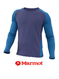 Marmot Midweight Crew Long Sleeve Men's (Tempest / Fathom)