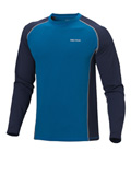 Marmot Midweight Crew Long Sleeve Men's (Vapor Blue / Peacoat)