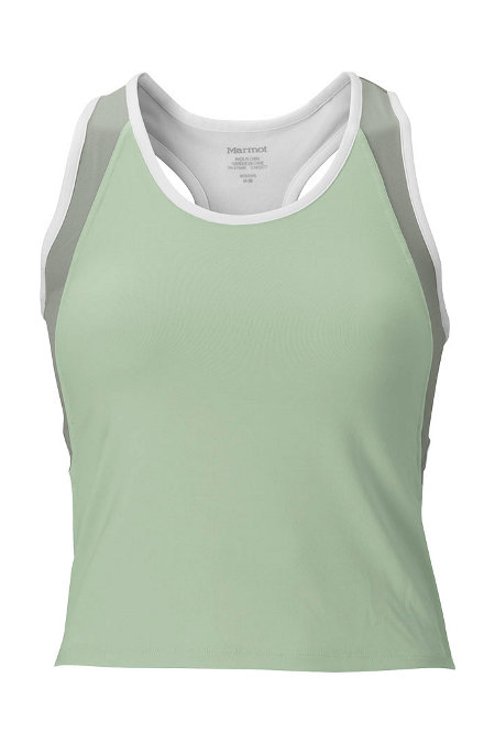 Marmot Mojave Tank Top Women's (Green Tea / Sage / White)