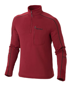 Marmot Power Stretch Half Zip Men's (Brick)