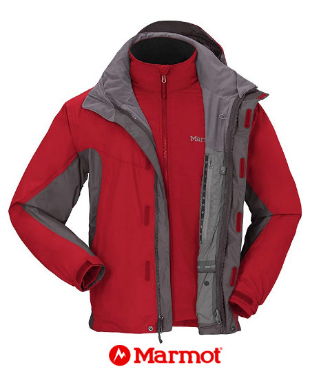 Marmot Silverado Component Jacket Men's (Fire / Afterdark)