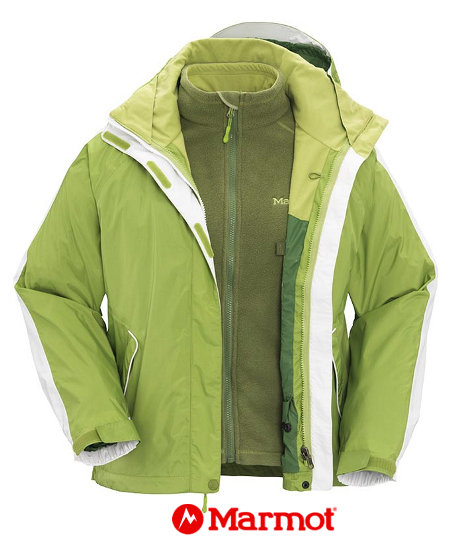 Marmot Super G Component Jacket Women's (Meadow / White )