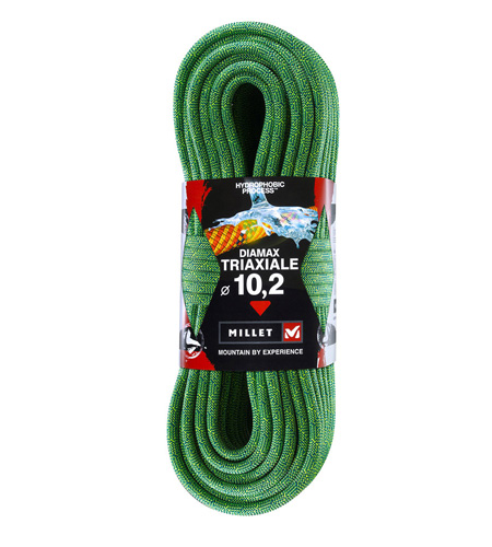 Millet Diamax Triaxiale Dynamic Climbing Rope (Vert)