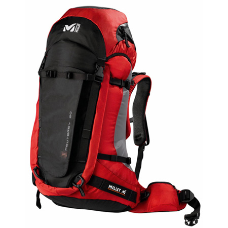 Millet Peuterey 50 Mountaineering Backpack (Red)