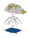 Mountain Hardwear Drifter 3 Tent Footprint PL (Standard)