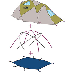 Mountain Hardwear Drifter 3 Tent Footprint PL