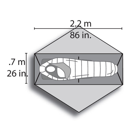 MSR Hubba Tent (Red / Yellow)