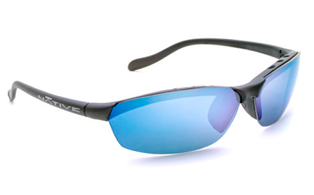 Native Eyewear Dash SS Polarized Sunglasses (Asphalt / Blue Refl