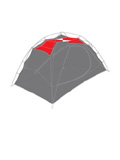 NEMO Losi Two Person Tent Gear Loft (Black)