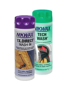 Nikwax Tech Wash and TX Direct Wash-In Treatment Twin Pack (10 f
