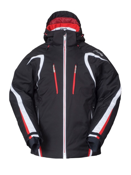 Phenix Matrix II Ski Jacket Men's (Black / White / Red / Red)
