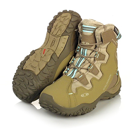 Salomon Snowtrip Waterproof Winter Boots Women's (Thyme / Majora