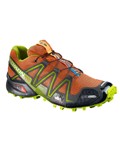 Salomon Speedcross 3 CS Waterproof Trail Shoes Men's (Terra Cotta / Black / Pop Green)
