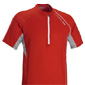 Salomon Trail Runner II SS Zip Tech Tee Men's (Bright Red / Aluminum)