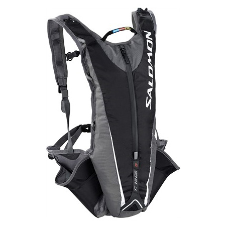Salomon XT Wings 5 Pack Backpack (Black / Asphalt)