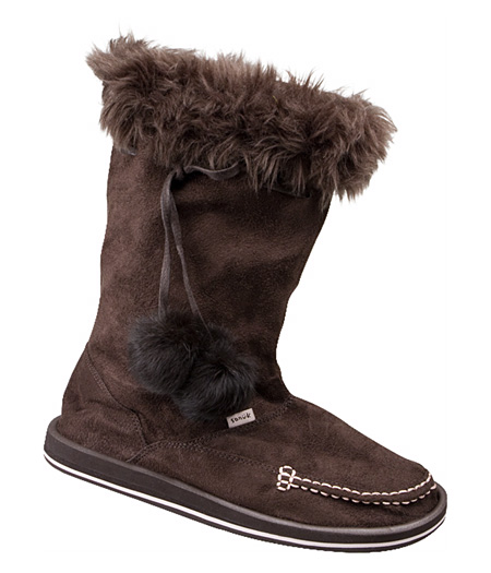 Sanuk Juno Boot Women's (Dark Brown)