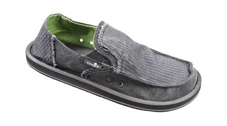 Sanuk Kerouac Sidewalk Surfer Men's (Black)