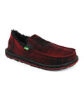 Sanuk Lumberjack Sidewalk Sufers Men's (Dark Red)