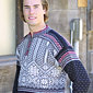 Selbu Alps Ski Sweater (Charcoal/Brown)