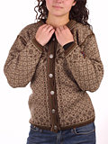 Selbu Orkla Norwegian Cardigan Women's (Mocha)