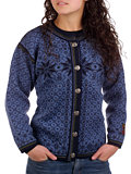 Selbu Orkla Norwegian Cardigan Women's (River Blue)