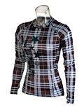 Sessions Diffusion Plaid Crew  Women's