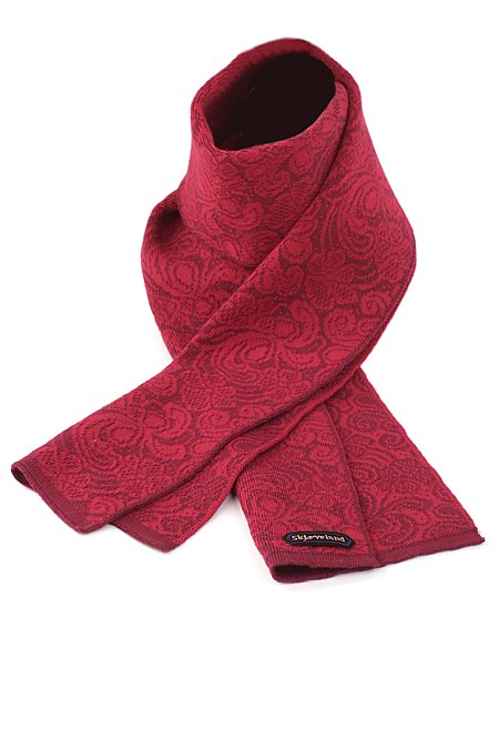 Skjaeveland Tuva Scarf Dark red / Red