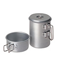 Snow Peak 1-Person Mini Solo Titanium Cookware Set