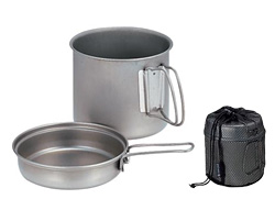 	Snow Peak 1-Person Trek 900 Titanium Cookware (Titanium)