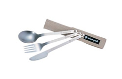 	Snow Peak 3-Piece Titanium Silverware Set (Titanium)