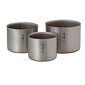 Snow Peak Seppo Titanium Stacking Mug Set