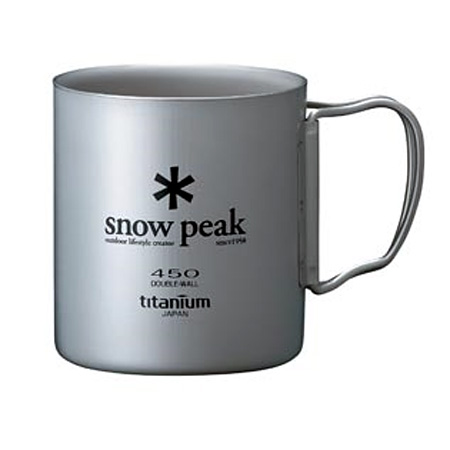 	Snow Peak Titanium Double Wall Folding Handle Cup (450)