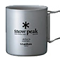 Snow Peak Titanium Double Wall Folding Handle Cup (450)