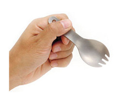 	Snow Peak Titanium Spork Short (Titanium)