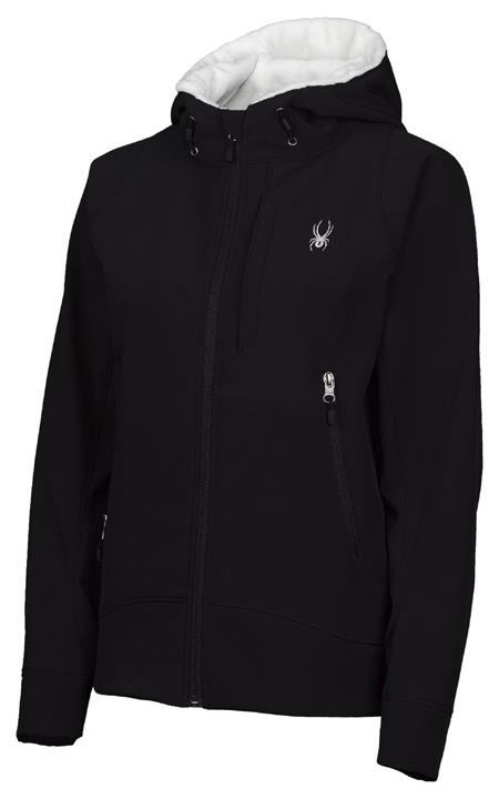 Spyder Arc Soft Shell Hoodie Women's (Black)