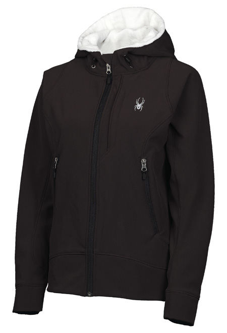 Spyder Arc Soft Shell Hoodie Women's (Brunette)