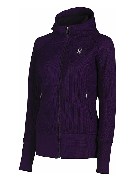 Spyder Core Full Zip Hoody Sweater Women's (Rich Purple)