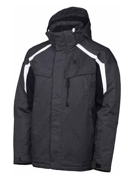 Spyder Defender Jacket Men's (Darkness / Black / White)