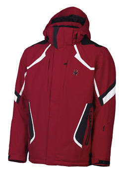 Spyder Leader Ski Jacket Men's (Red / White / Black )