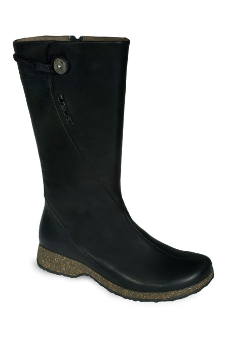 Teva Montecito Leather Boots Women's (Jet Black)