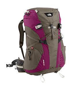 The North Face Altea 35 Backpack Women's (Weimaraner Brown/Berry Purple)