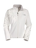 The North Face Apex Bionic Soft Shell Jacket Women's (White Leaf Pattern)