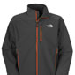 The North Face Apex Bionic Soft Shell Jacket Men's (Asphalt Grey / Monarch Orange)