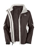 The North Face Boundary Triclimate Jacket Women's (Brunette Brown / Moonlight Ivory)