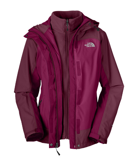 The North Face Cedar Falls Triclimate Jacket Women's (Loganberry