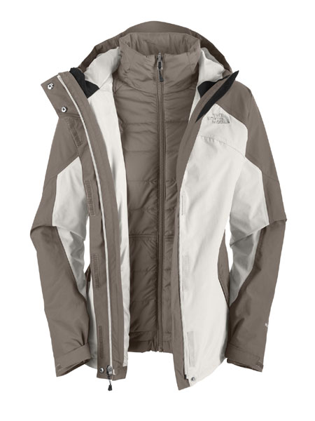 The North Face Closer Triclimate Jacket Women's (Moonlight Ivory