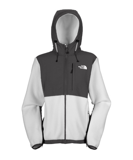 The North Face Denali Hoodie Women's (White / Graphite Grey)