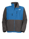 The North Face Denali Jacket Men's (Charcoal Grey / Insane Blue)