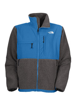 The North Face Denali Jacket Men's (Charcoal Grey / Insane Blue)