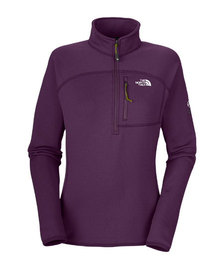 The North Face Flux Power Stretch 1/4 Zip Women's (Crushed Plum)